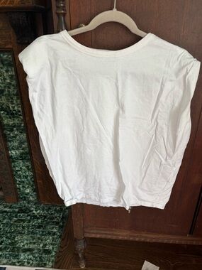 Frankie Shop White Crewneck Tee